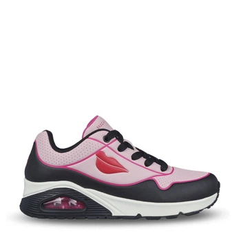 Жіночі кросівки Skechers Uno Diane Von Furstenberg Black/Pink 37 Чорний 177998-BKPK