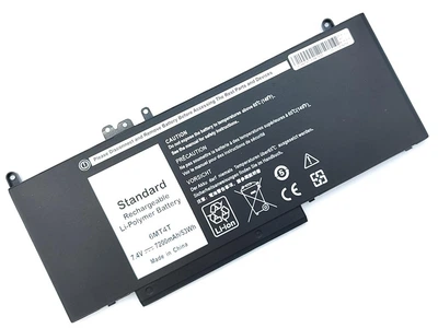 Батарея 6MT4T для DELL Latitude 14 E5470, E5570, E5450, Precision M3510 (TXF9M 79VRK 07V69Y 7V69Y) (7.4V 7200mAh 53Wh)