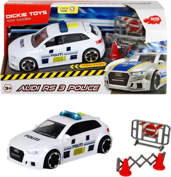 Samochód policyjny Dickie Toys SOS Series Audi RS3 (4006333072710)