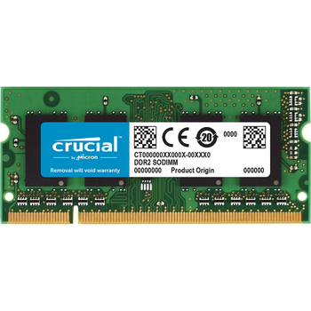 Оперативна пам'ять Crucial SODIMM DDR2 4Gb 800MHz PC2-6400 (CT51264AC800.K16FG)