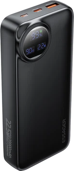 УМБ ESSAGER Heteromypil 20000mAh 22.5W Digital Display PD/QC3.0 Black (EDY2W-YT01-Z)