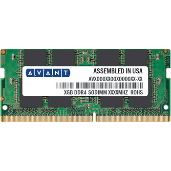Оперативна пам'ять Avant SODIMM DDR4 16Gb 2133MHz PC4-17000 (AVJ642GU98J5213NF-FP)