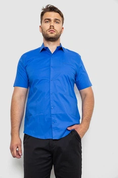 Сорочка чоловіча класична, колір електрик, 214R7115, AGER, розмір 4XL