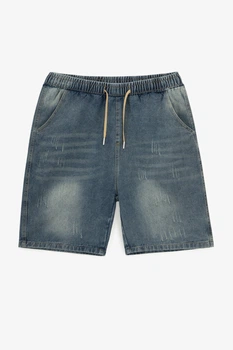 Шорты джинсовые однотонные мужские W054 32 Голубой shop (2000991065079)