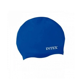 Силиконовая плавательная шапочка Intex 55992 Синий shop (2000999174353)
