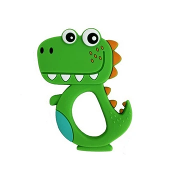 Силиконовый прорезыватель Дино 0415 Зеленый shop (2000990966186)