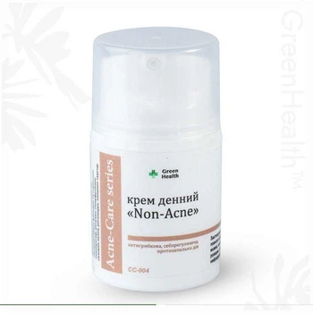 Non-Acne крем денний антигрибкова себорегулююча протизапальна дія Green Health 30 мл