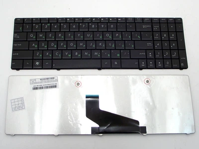 Клавіатура для ASUS X53U, K53T, K53U, K73BY, K53U, X53U, K53TA, K53TK, K73BY (RU Black) (60653)