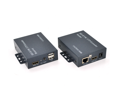 Активный удлинитель HDMI сигнала по кабелю UTP Voltronic HD-KVW, 120 м, Cat.5e/Cat.6, 1080P/3D, USB, Black (YT-SCPE HDM-120m1080Р-USB)