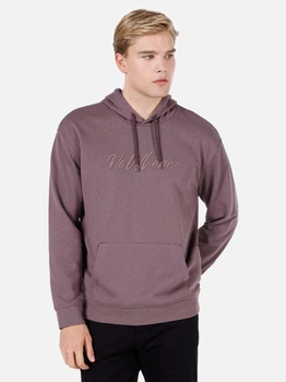 Худи оверсайз мужское Colin's CL1072043PLM L Plum (8684112511450)