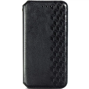 Шкіряний чохол-книжка GETMAN Cubic для Samsung Galaxy A52 4G / A52 5G / A52s Чорний