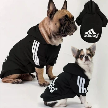 Спортивная кофта для собак Adidog S Черный