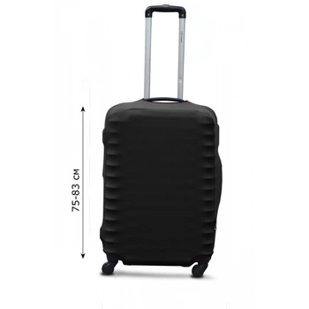 Чохол на валізу дайвінг великий XL чорний Coverbag