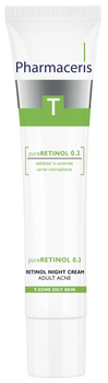 Krem do twarzy przeciwzmarszczkowy Pharmaceris T Pure Retinol 0.3 na trądzik z retinolem 40 ml (5900717140073)