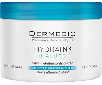 Батер для тіла Dermedic Hydrain 3 Hialuro зволожуючий 225 мл (5901643176105)