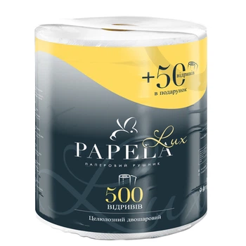 Бумажное полотенце Papela LUX 500 +50 отрывов