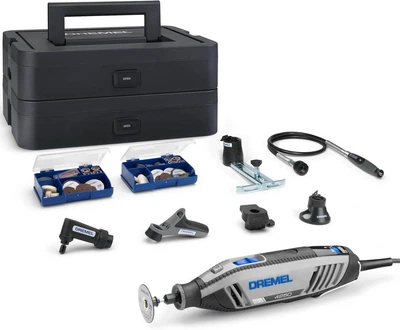 Многофункциональный инструмент Dremel 4250-6/128 c 6 насадками и 128 аксессуарами, в кейсе (F0134250JS)