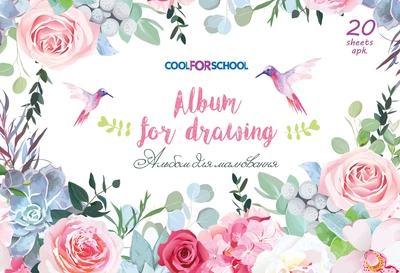 Набор альбомов для рисования Cool For School CFS на скобе 10 шт (CF60902-11)