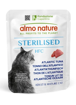 Влажный корм Almo Nature HFC Cat Sterilised для стерилизованных котов с атлантическим тунцом 50 г