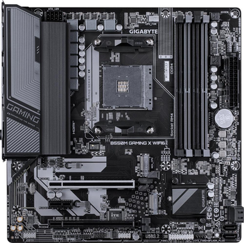 Материнська плата Gigabyte B550M GAMING X WIFI6 sAM4 AMD B550 mATX 2xM.2 HDMI/DP GbE Lan