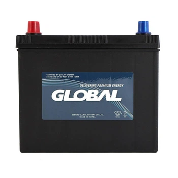 Автомобильный аккумулятор GLOBAL Asia SMF 55Ah, 520A, L+ (SMF 80B24RS) (B24)