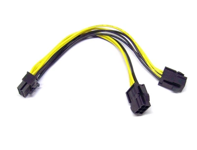 Перехідник 2 x 6pin to 8pin подовжувач PCI-Ex (відеокарта)