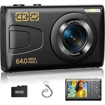 Цифрова камера CAMWORLD AC14-B 64 MP Black (R3786)