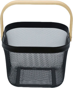 Корзина для хранения с ручками Fabrika Molly Black (FK0211)