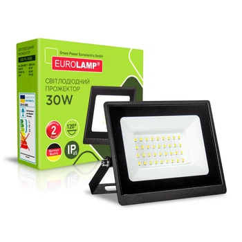 Прожектор с радиатором EUROLAMP LED SMD "B" 30W 6500K (LED-FL-30(B))