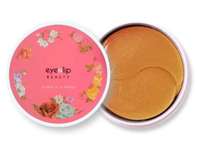 Гидрогелевые патчи под глаза с лососевым маслом и пептидами Eyenlip Salmon Oil&Peptide Hydrogel Eye Patch 60шт
