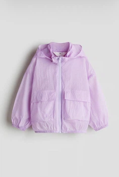 Дитяча нейлонова вітровка для дівчинки H&M 98-104 см Фіолетовий (25062004B)