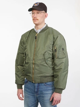 Бомбер чоловічий Alpha Industries MA-1 M Зелений (640631433565)