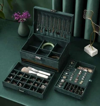 Скринька-органайзер для прикрас Soulima Jewelry Box з ключем (модель 21954)