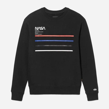 Свитшот Alpha Industries Nasa Line Crew Sweatshirt USN50503C1 XL Black (640631037183)