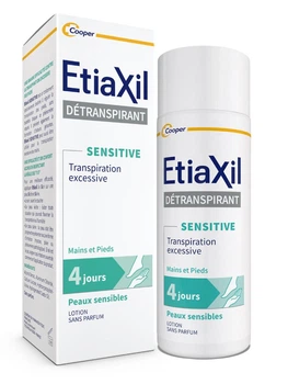 Антиперспірант Etiaxil Lotion Sensitive для чутливої шкіри, 100 мл, лосьйон для рук та ніг