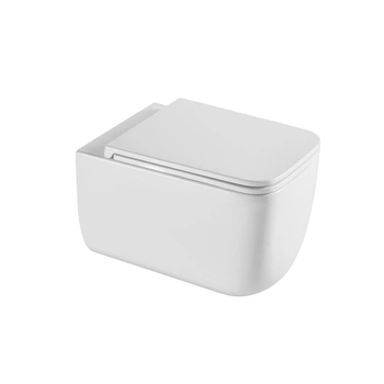 Унітаз підвісний Qtap Gemini безободковий з сидінням Soft-close QT2533076EUQWSD00051554