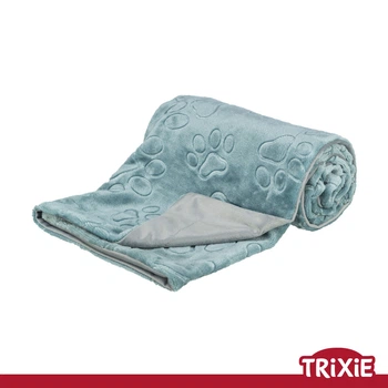 Одеяло для животных Trixie 376003 "Barry" (мягкий плюш), 70х50, синий/серый (TX-376003) 4011905626451