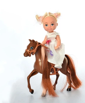 Лялька типу Барбі малятко на поні DEFA Bambi 8410, 3 види Коричневий