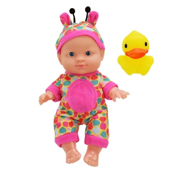 Дитяча Лялька-Пупс "Cute baby" Bambi HX623-5/7 з іграшкою Рожевий