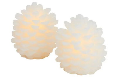 Zestaw świątecznych lampek Sirius Clara Szyszki sosnowe 10 cm 2 szt (5707310131022)