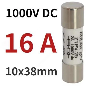 Запобіжник DC 10x38 16A 1000V