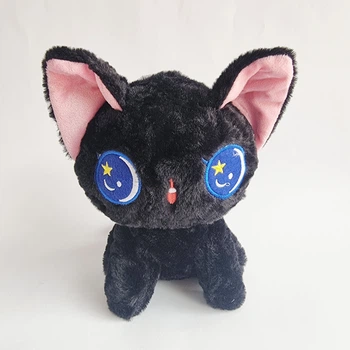 Мягкая игрушка Котик черный, 20 см