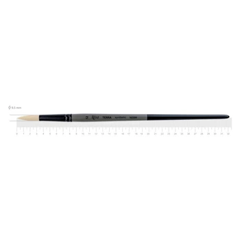 Пензель Rosa TERRA 1608R синтетика кругла №12 д.р. (4823098533641)