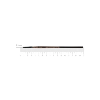 Пензель Rosa MOON 1203R синтетика кругла №1 к.р (4823098533955)