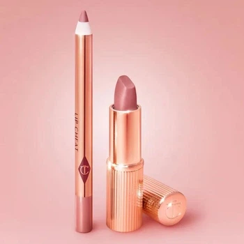 Набор для губ Charlotte Tilbury Mini Pillow Talk LIP KIT Lipstick & Liner Set - PILLOW TALK ORIGINAL