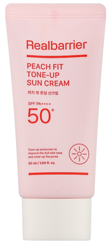 Krem przeciwsłoneczny z efektem rozświetlającym Real Barrier Peach SPF 50+ PA++++ 50 ml (8809911692500)