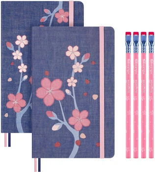 Колекційний набір Moleskine Sakura Записник 13х21 см Лінійка + Записник 13х21 см нелінований + Набір олівців Kaweco (8056999276249)