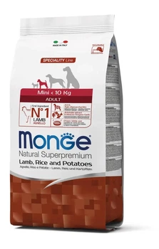 Корм Monge Dog Adult Mini Agnello сухой с ягненком для взрослых собак мелких пород 2.5 кг