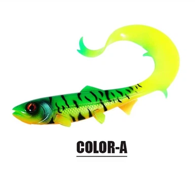 Велика силіконова приманка Spinpoler Firebomb, 17,5см/30гр, Color A (2 шт/уп)