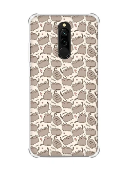 Чохол з потовщеними кутами на Xiaomi Redmi 8 Пушин котики (принт 411)